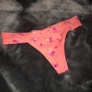 extra low rise floral thong